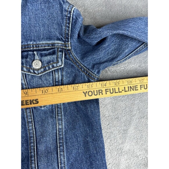 Gap Denim Jean Jacket Toddler Size 5 Button Up Coat - Picture 8 of 11